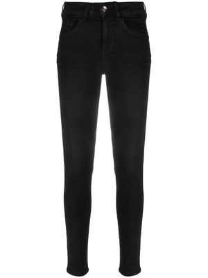 LIU JO rhinestone-embellished skinny jeans - Black