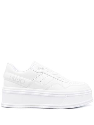 LIU JO Selma 01 panelled leather sneakers - White