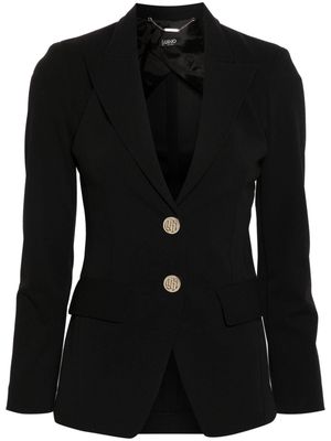 LIU JO single-breasted crepe blazer - Black