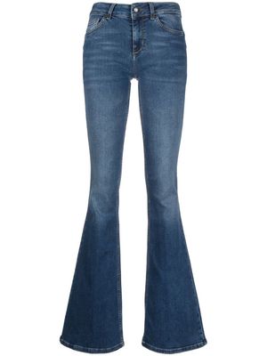 LIU JO skinny-cut flared jeans - Blue