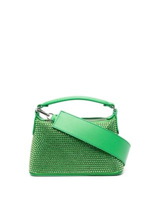 LIU JO small rhinestone-embellished satchel - Green