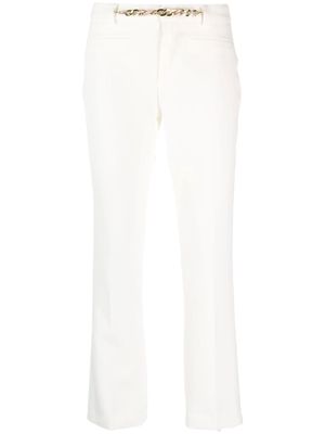 LIU JO straight-leg trousers - White