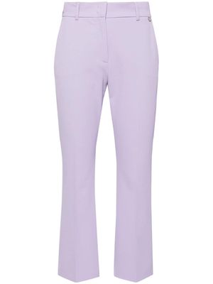 LIU JO tailored cropped trousers - Purple