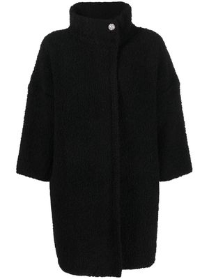 LIU JO three-quarter sleeve cardi-coat - Black