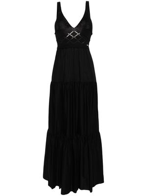 LIU JO tiered maxi dress - Black