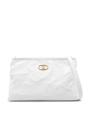 LIU JO wrinkle-effect crossbody bag - White