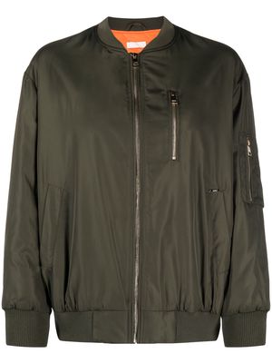 LIU JO zip-pockets bomber jacket - Green