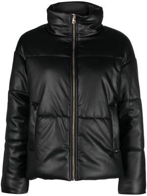 LIU JO zip-up padded jacket - Black