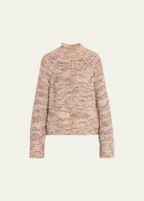Liv Rolled-Neck Wool Sweater