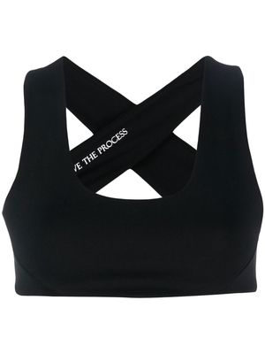 LIVE THE PROCESS Ula twist-front stretch-Supplex sports bra