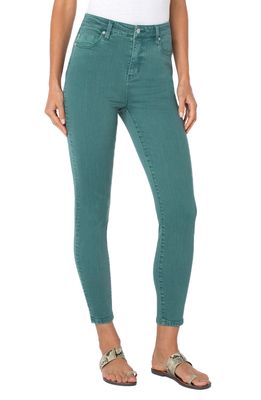 Liverpool Abby High Waist Ankle Skinny Jeans in Shale Green