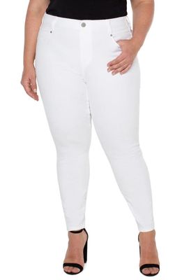 Liverpool Gia Glider Ankle Skinny Jeans in Bright White