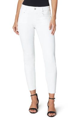 Liverpool Gia Glider Pull-On High Waist Ankle Skinny Jeans in Bright White
