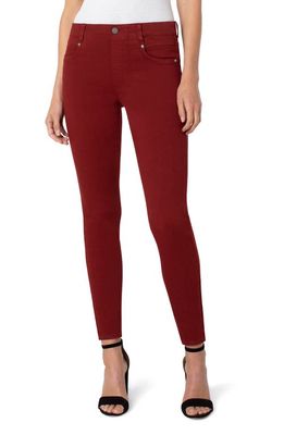 Liverpool Los Angeles Gia Glider Pull-On Skinny Jeans in Deep Henna