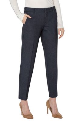 Liverpool Los Angeles Kelsey Ponte Trousers in Gry/Black Etched