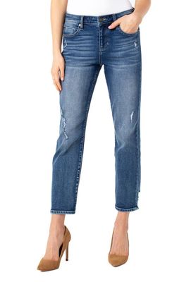 Liverpool Los Angeles Kennedy Ripped Ankle Straight Leg Jeans