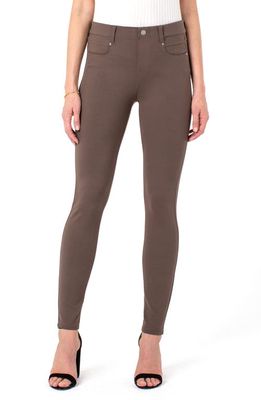 Liverpool Los Angeles Liverpool Gia Glider Knit Pull-On Pants in Taupe