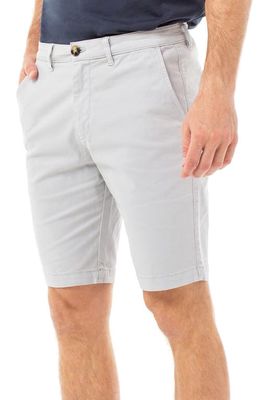 Liverpool Los Angeles Liverpool Stretch Cotton Shorts in Fog