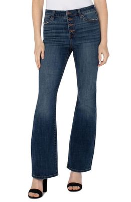 Liverpool Los Angeles Lucy Exposed Button High Waist Bootcut Jeans in Missoula