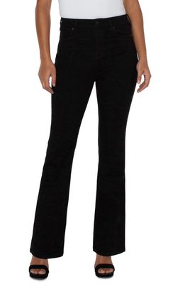 Liverpool Los Angeles Lucy High Waist Bootcut Jeans in Black Rinse