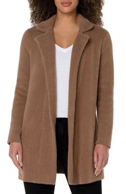 Liverpool Los Angeles Open Front Jacket in Camel