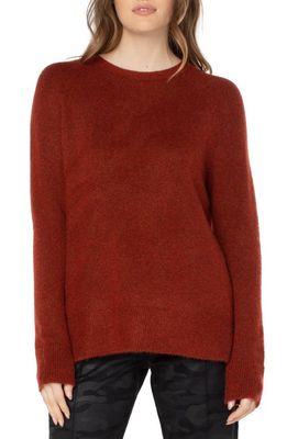 Liverpool Los Angeles Raglan Sleeve Sweater in Saffron Heather