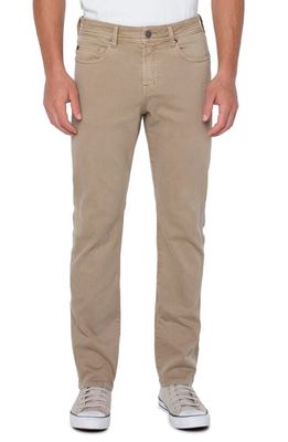 Liverpool Los Angeles Regent Relaxed Straight Leg Jeans in Wheat