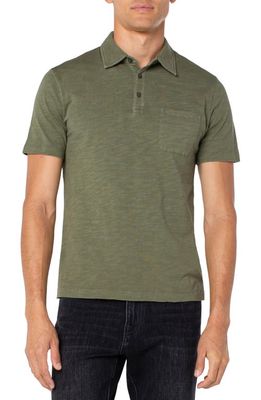 Liverpool Los Angeles SHORT SLEEVE POLO TEE in Moss Green