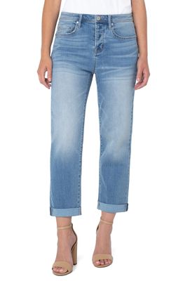 Liverpool Los Angeles The Real Boyfriend Roll Cuff Jeans in Lansing