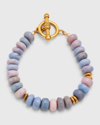 Livia Lavender Opal Beaded Bracelet