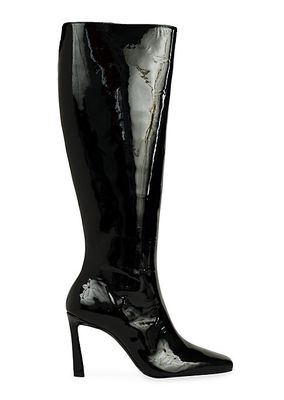 Liz Patent Knee-High Boots