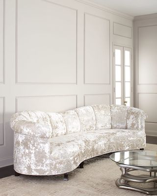 Lizette Channeled Tufted Sofa 121"
