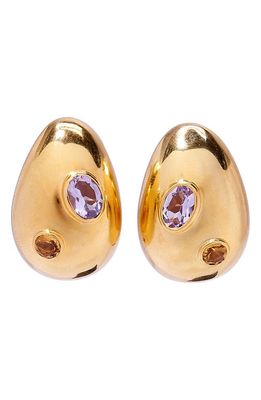 Lizzie Fortunato Mini Arp Drop Earrings in Gold