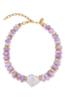 Lizzie Fortunato Provence II Necklace in Lavender