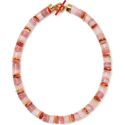 Lizzie Fortunato Rosado Necklace in Pink 