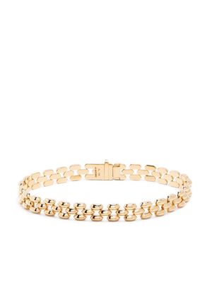 Lizzie Mandler Fine Jewelry 18kt yellow gold Cleo 3-row bracelet