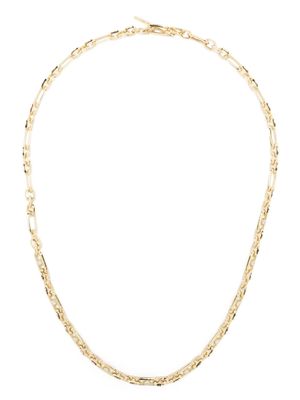 Lizzie Mandler Fine Jewelry 18kt yellow gold diamond figaro-chain necklace