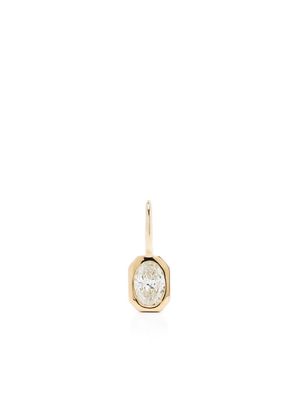 Lizzie Mandler Fine Jewelry 18kt yellow gold diamond solitaire charm