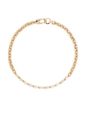 Lizzie Mandler Fine Jewelry 18kt yellow gold Éclat diamond micro chain bracelet