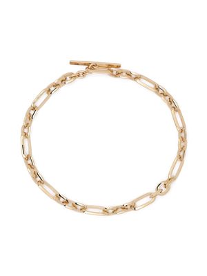 Lizzie Mandler Fine Jewelry 18kt yellow gold figaro-link chain bracelet