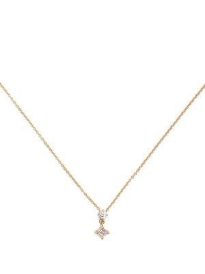 Lizzie Mandler Fine Jewelry 18kt yellow gold Mix Matched diamond necklace
