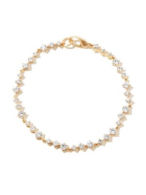 Lizzie Mandler Fine Jewelry 18kt yellow gold Wave Éclat diamond tennis bracelet