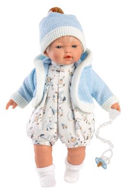 Llorens Henry 13-Inch Soft Body Crying Baby Doll