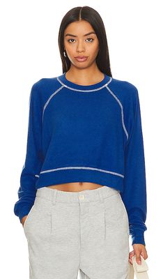 LNA 90's Brushed Sweatshirt in Blue