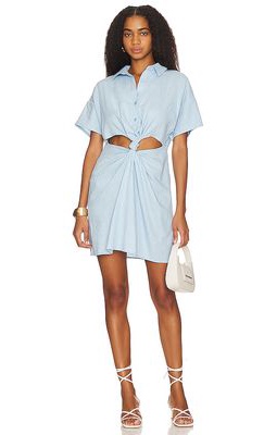LNA Copely Dress in Baby Blue