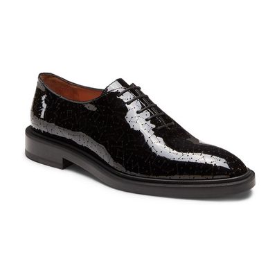 Loafers lace-up leather