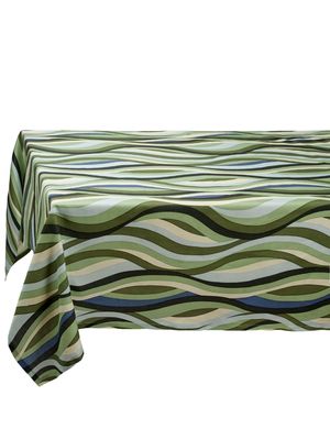 L'Objet graphic-print tablecloth - Green