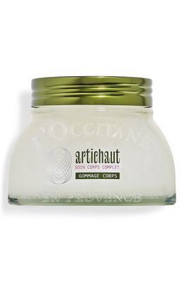 L'Occitane Artichaut Body Scrub in White 