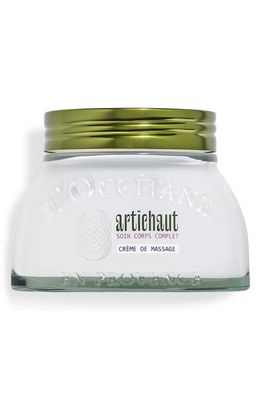 L'Occitane Artichaut Massage Cream in White 