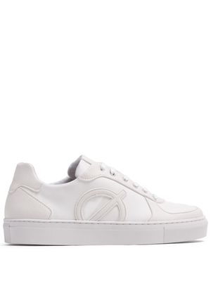 LOCI Classic logo-patch sneakers - White